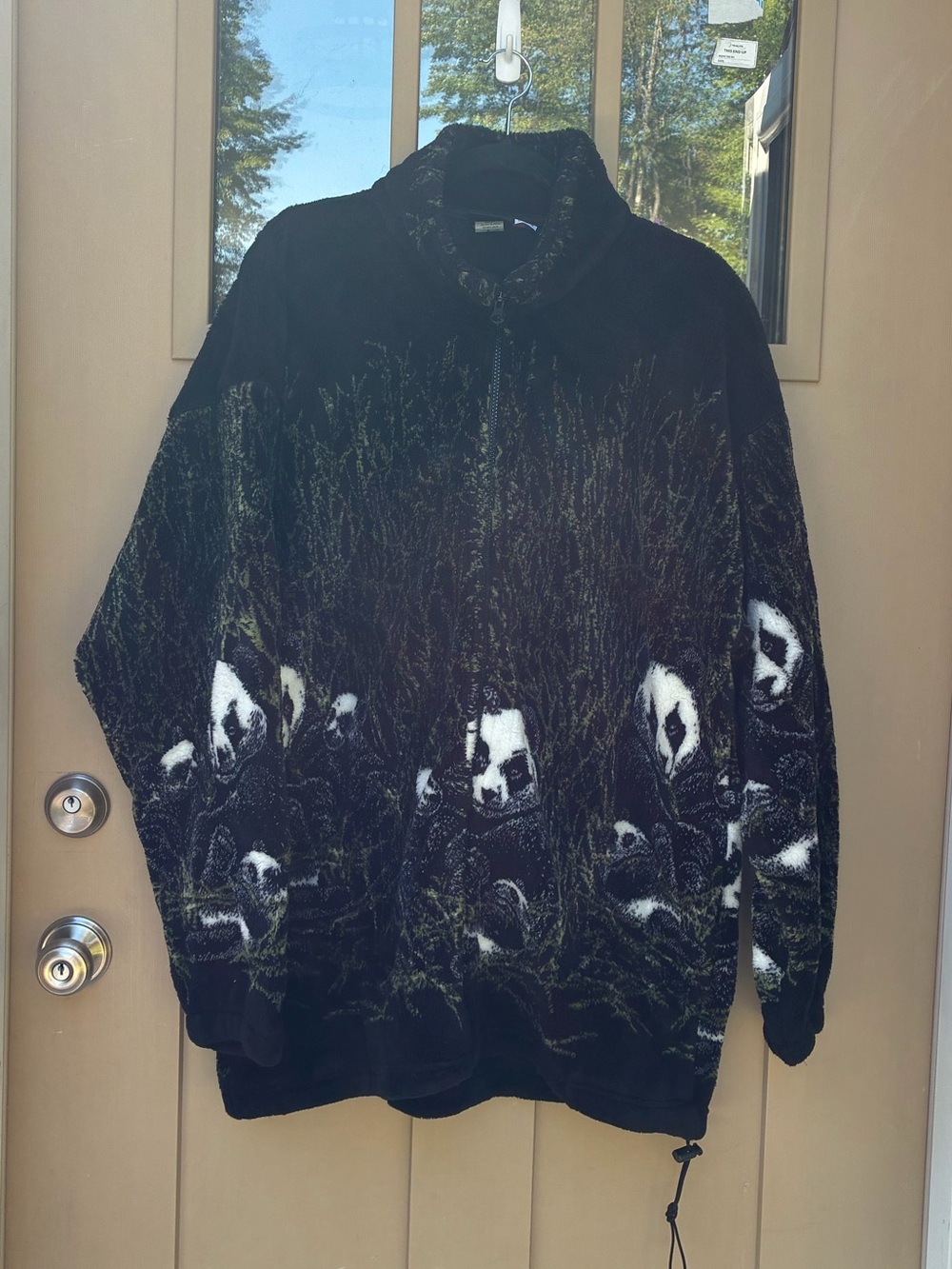 Maxmania Fleece Jacket Panda Bears Women's 2X